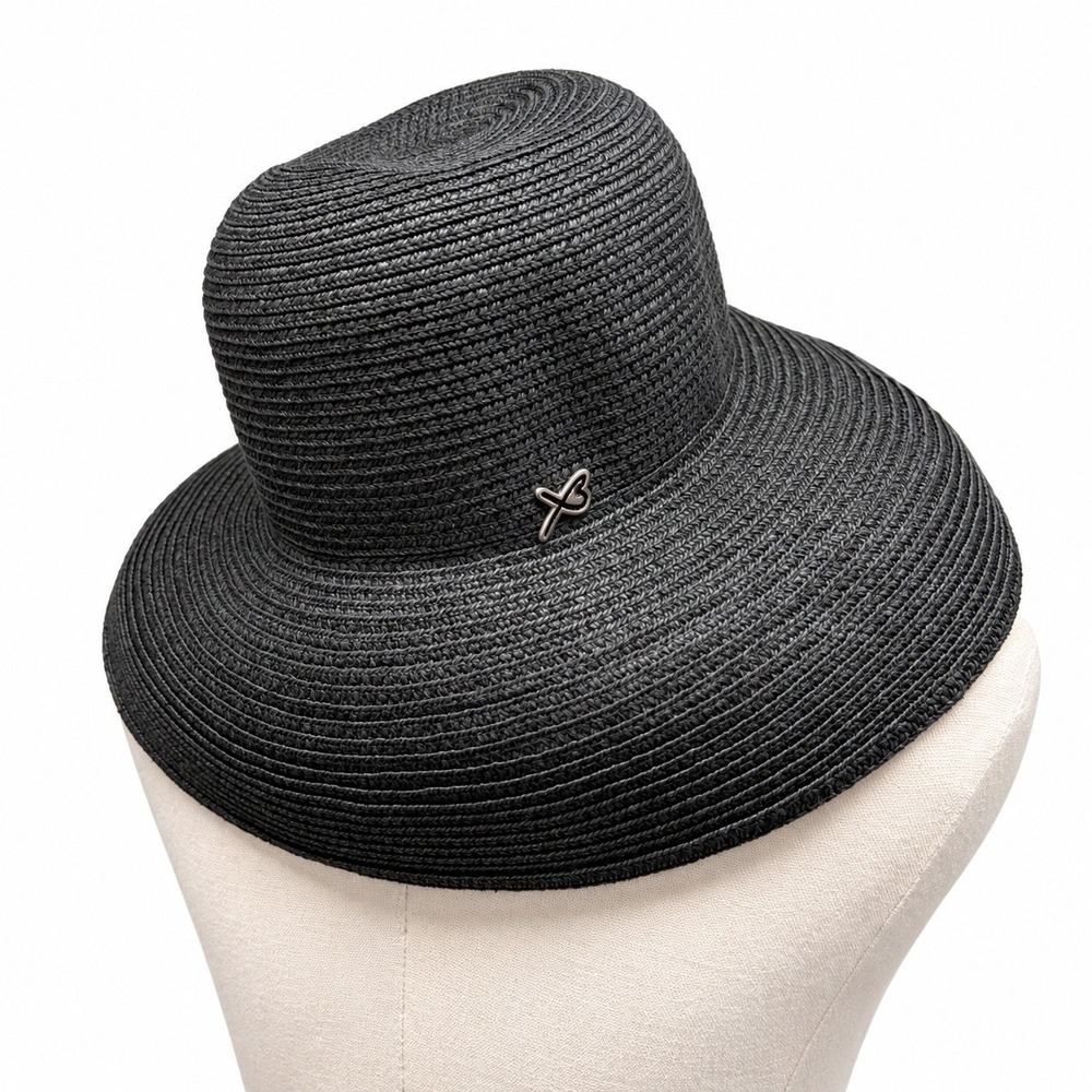 Betmar Roll-Up Black Floppy Sun Hat 4 Inch Brim Old Money Resortwear Packable